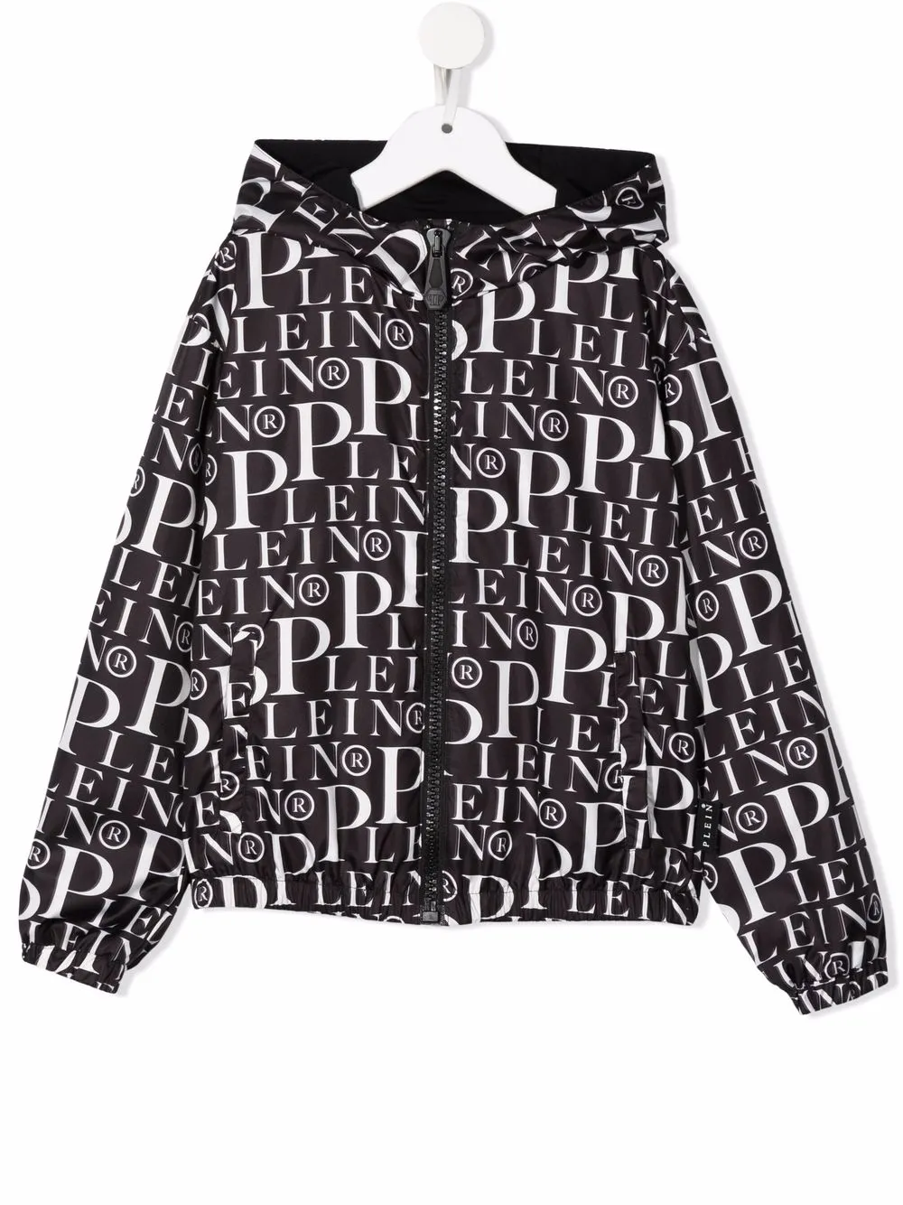 

Philipp Plein Junior hoodie con estampado gráfico - Negro