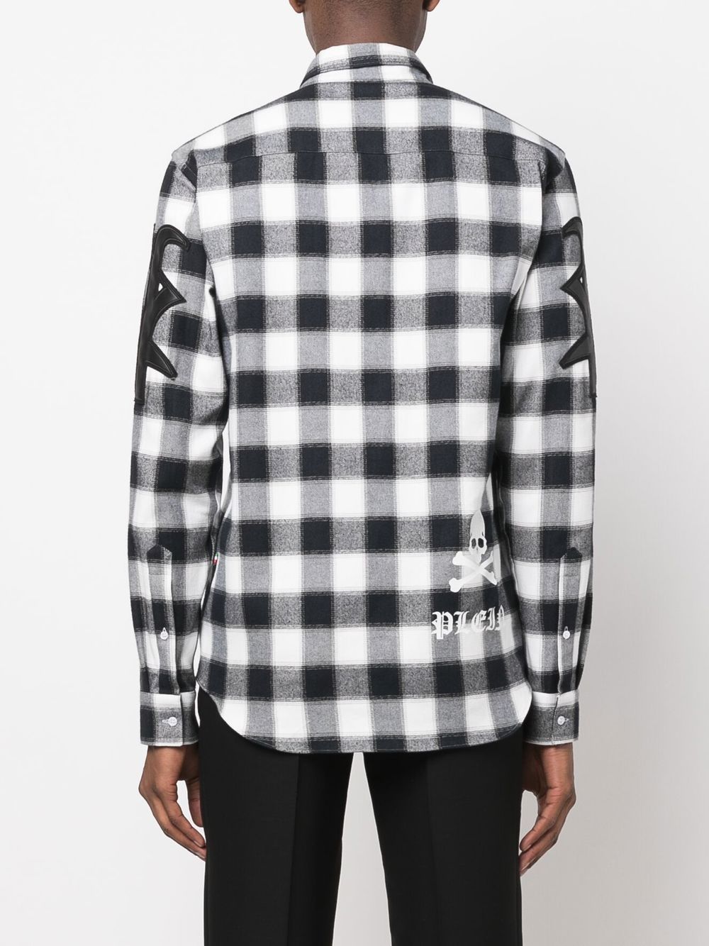 Philipp Plein gingham-check print shirt Men