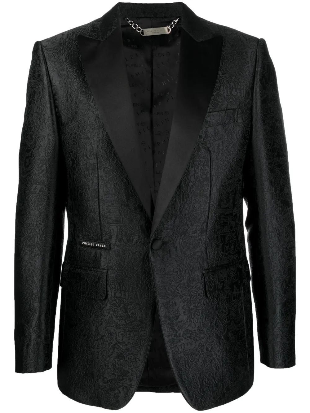 

Philipp Plein Lord Fit single-breasted blazer - Black