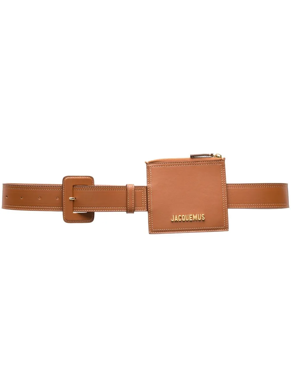 

Jacquemus cinturón La Ceinture Carrée - Marrón