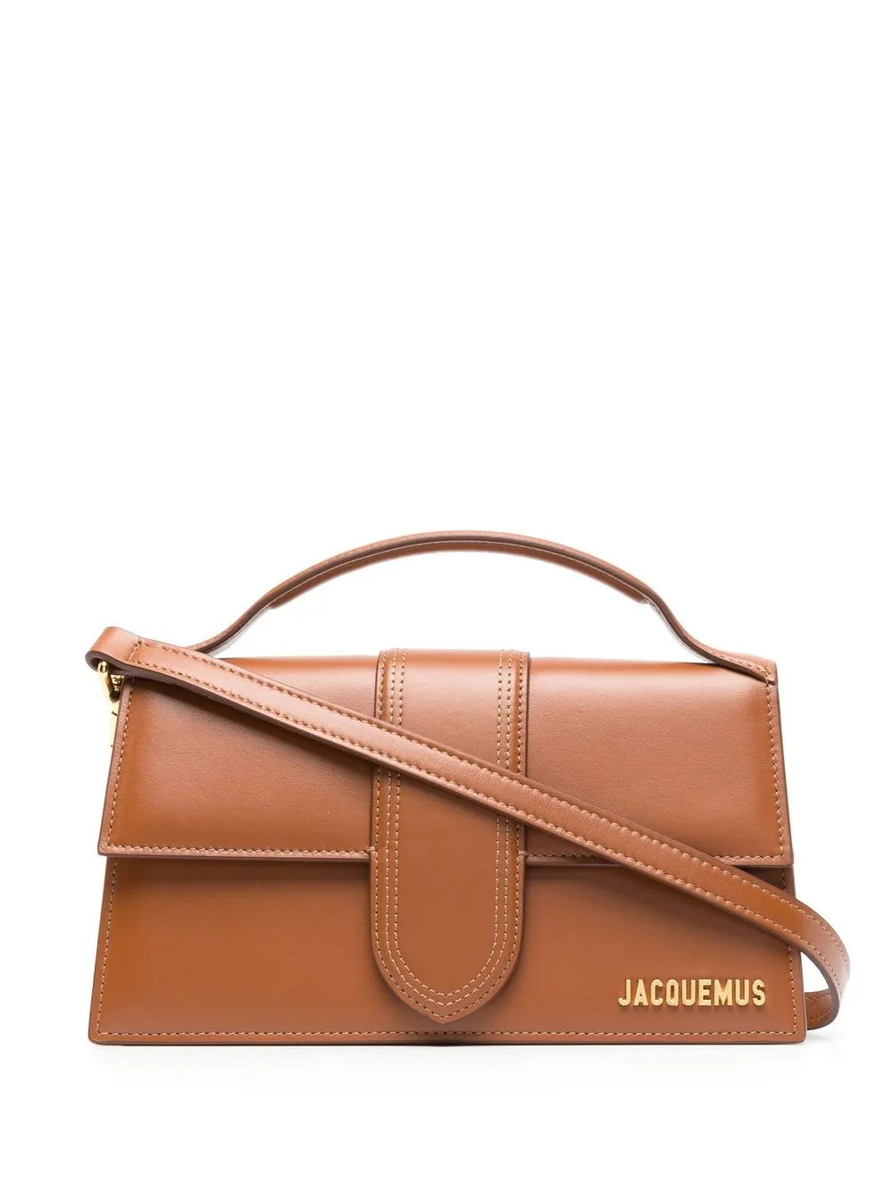 

Jacquemus bolsa de hombro con placa del logo - Marrón