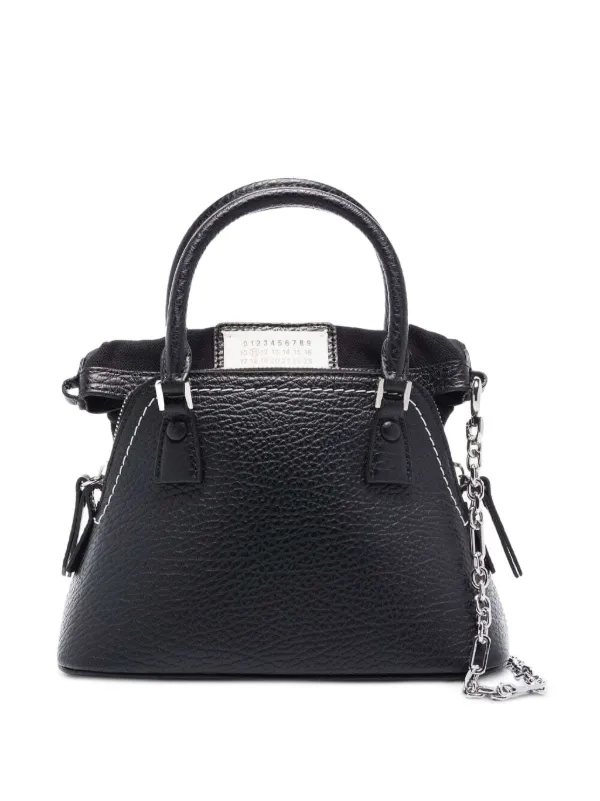 Maison Margiela 5AC ミニバッグ ブラック Maison Margiela 5AC Classique MIni Handbag | Black | FARFETCH