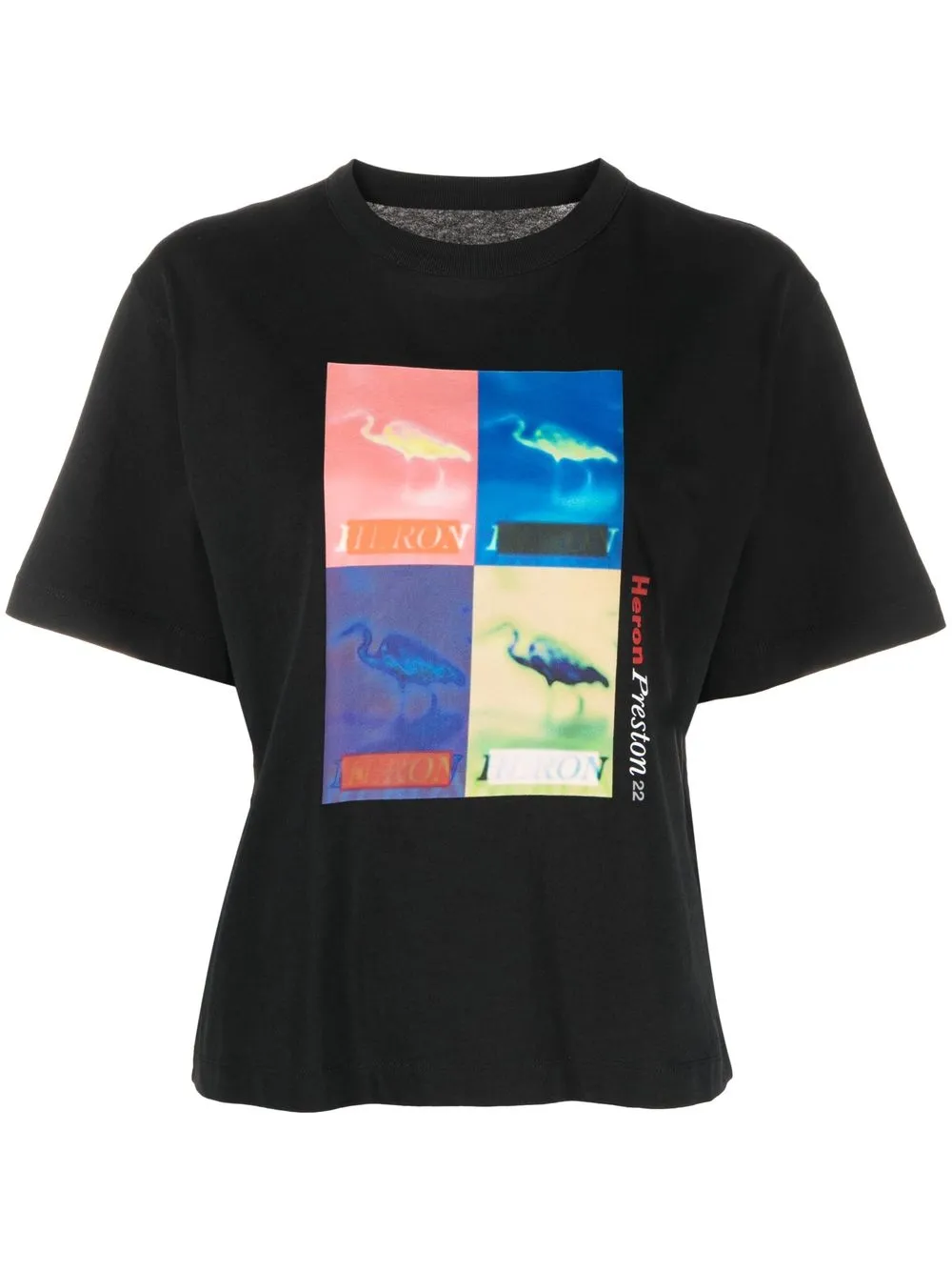 

Heron Preston Censored graphic-print T-shirt - Black