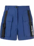 Love Moschino high-waisted cargo shorts - Blue
