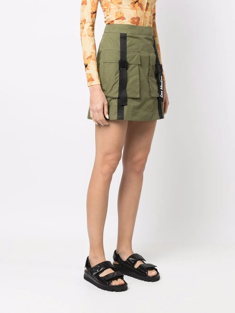 Affordable Love Moschino pocket-detail mini skirt Women
