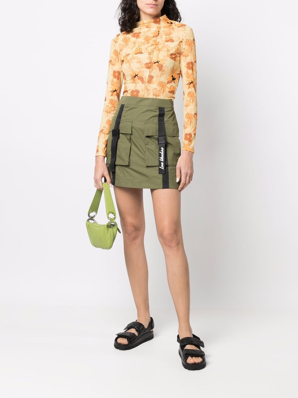 Image 2 of Love Moschino pocket-detail mini skirt