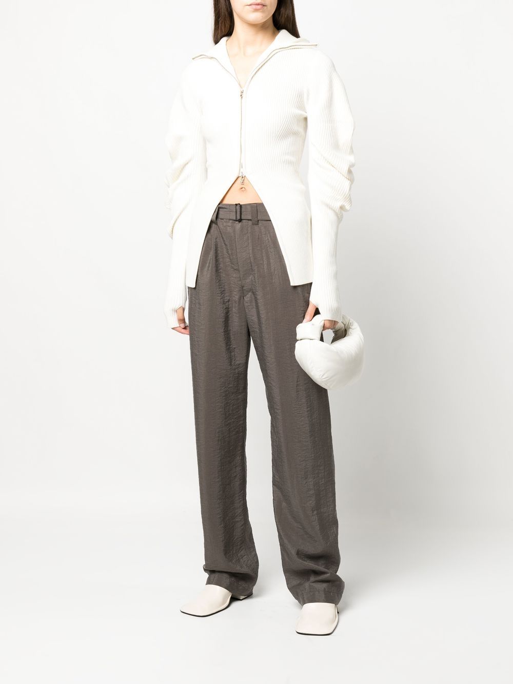 Lemaire Soft Belted Straight Trousers - Farfetch
