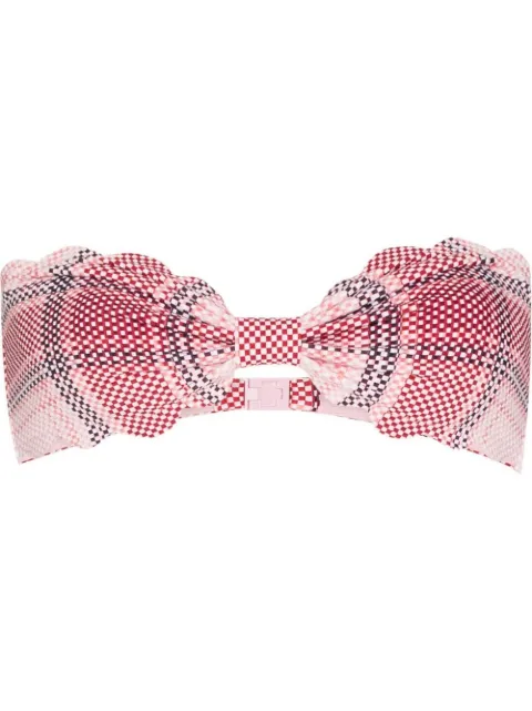 Marysia scallop-edge bikini top