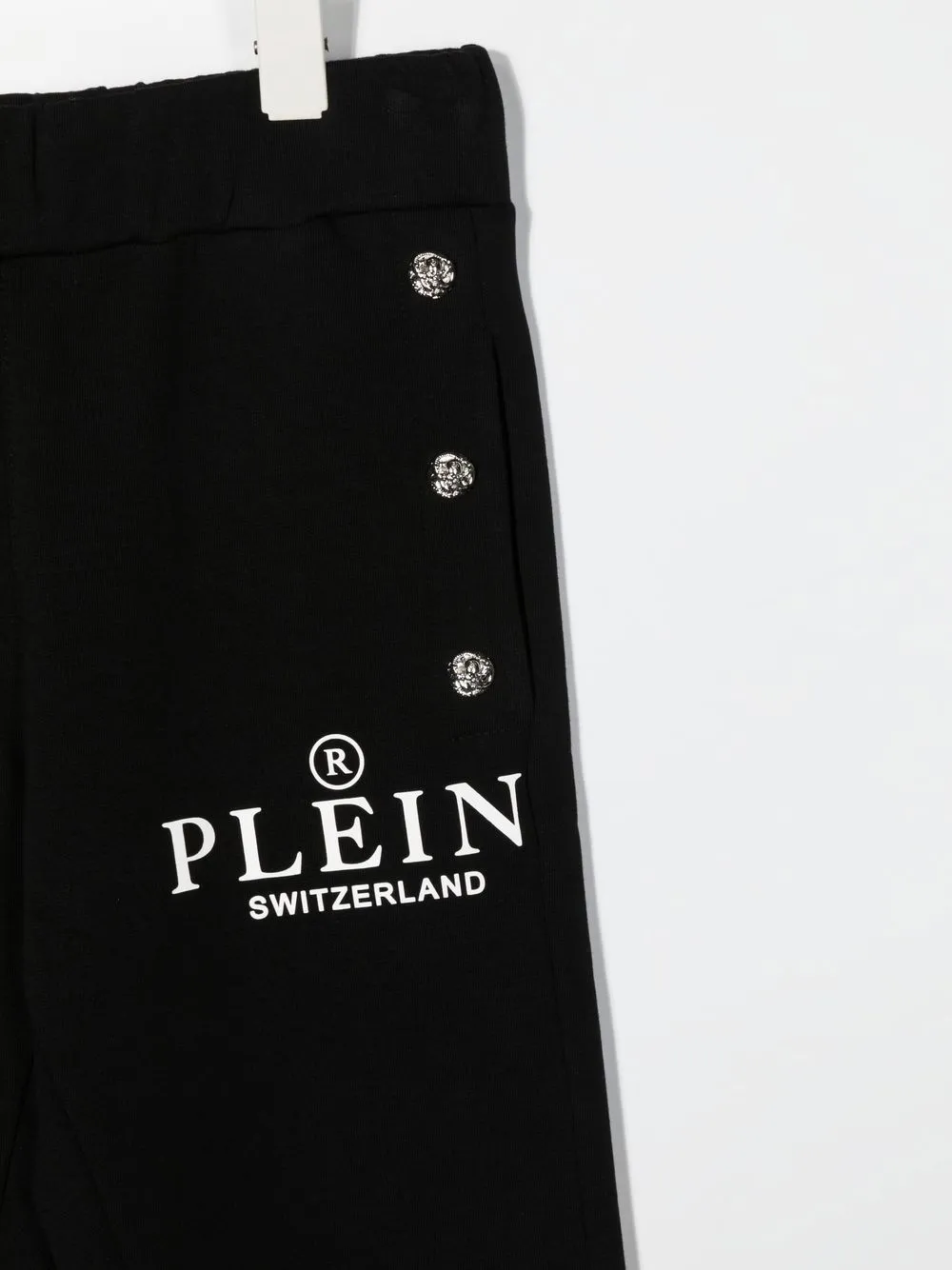  Philipp Plein Junior Jogginghose Mit Logo Print   Schwarz 