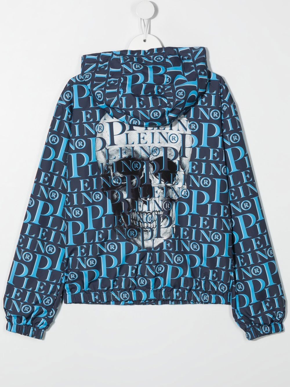 Philipp Plein Junior Bomberjack met print - Blauw