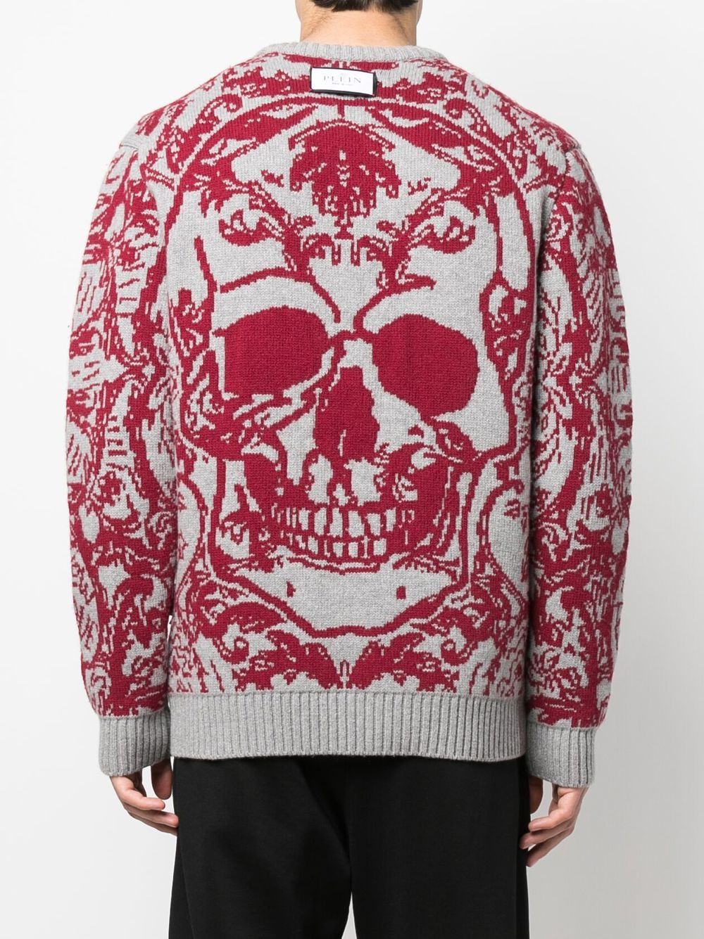 Philipp Plein intarsia-knit design jumper Men