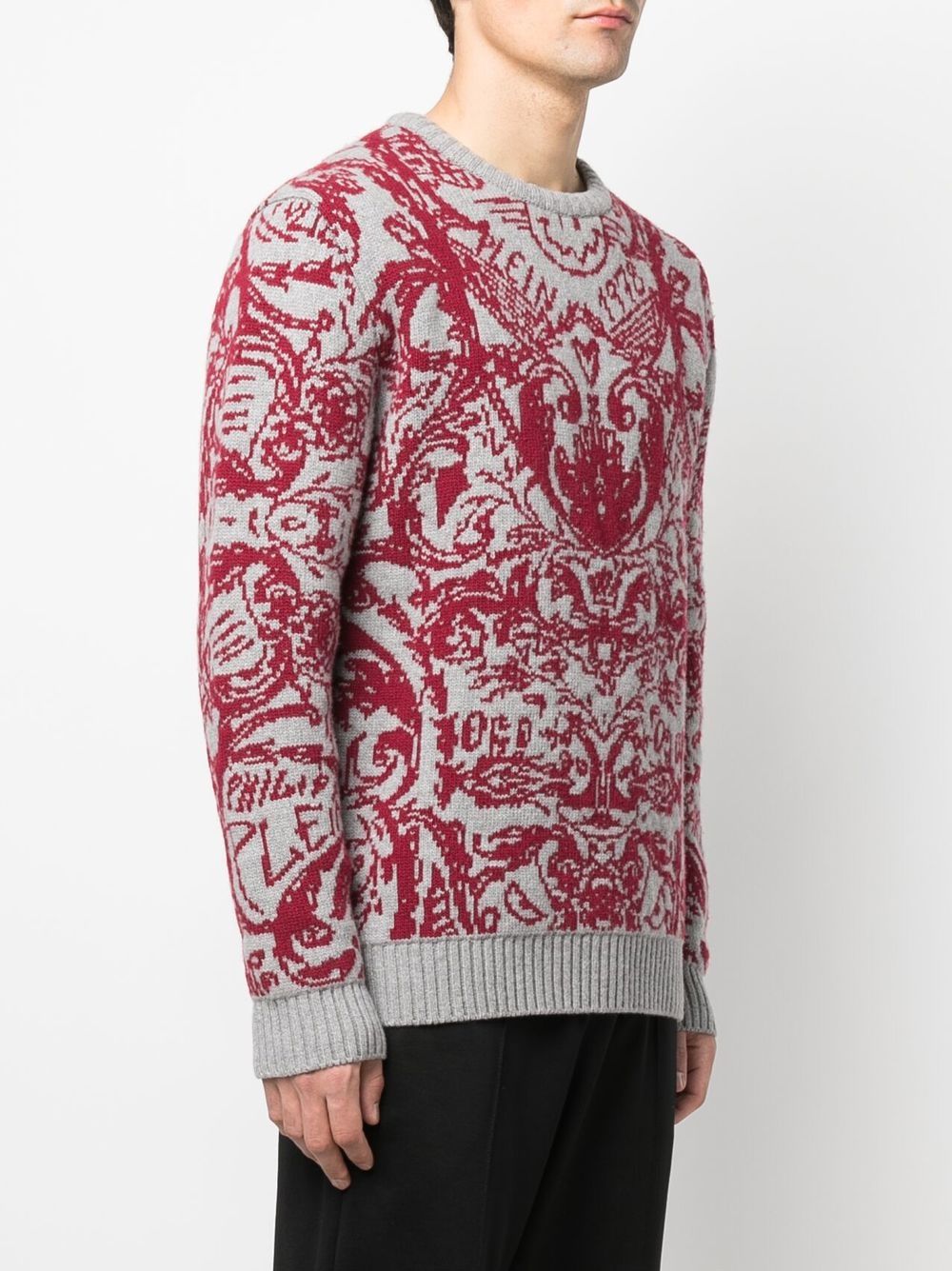 Philipp Plein intarsia-knit design jumper Men