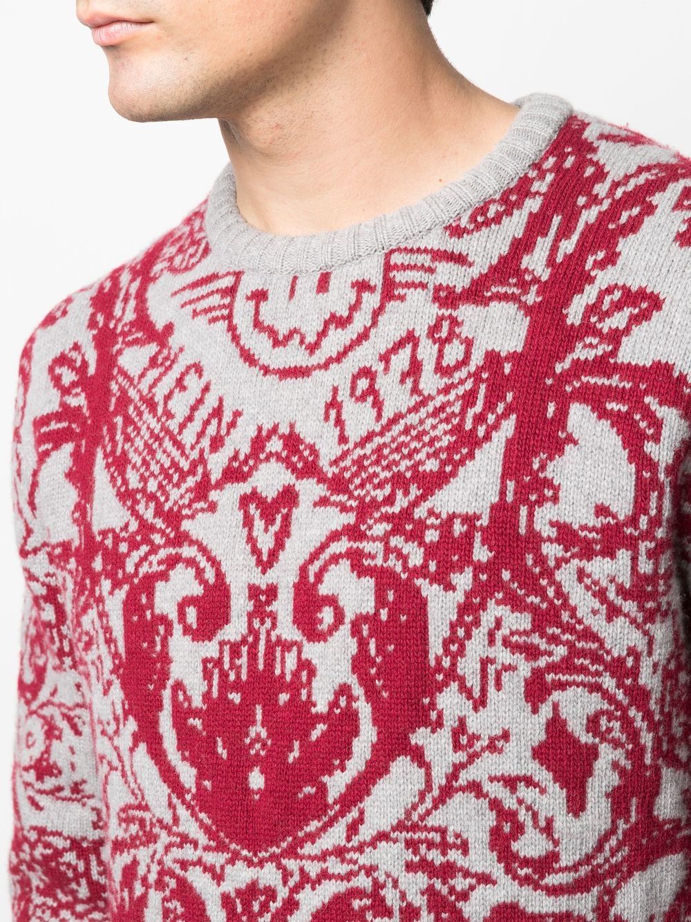 Philipp Plein intarsia-knit design jumper Men