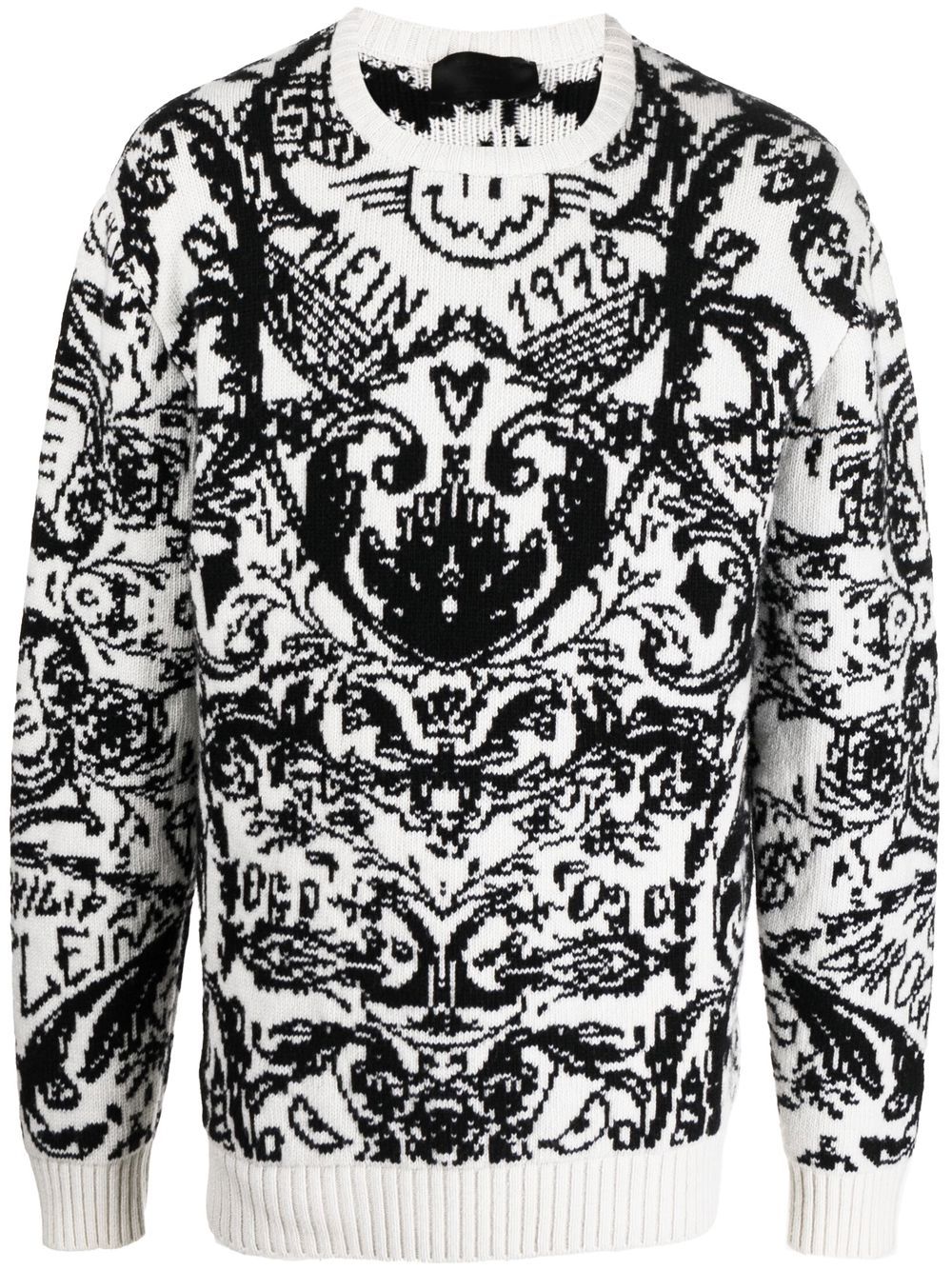 Philipp Plein intarsia-knit design jumper Men