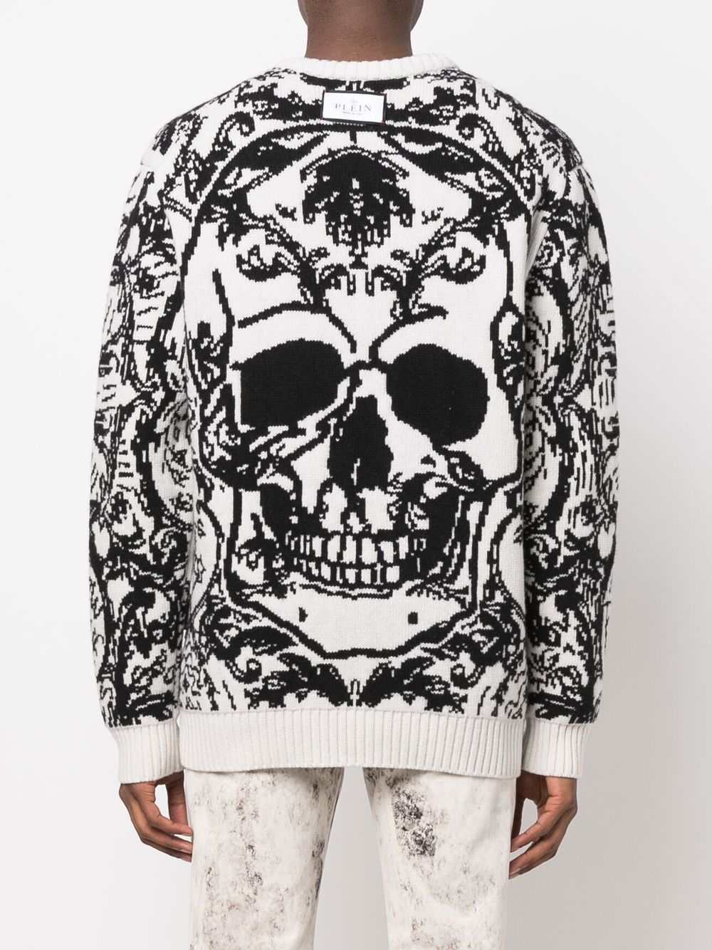 Philipp Plein intarsia-knit design jumper Men