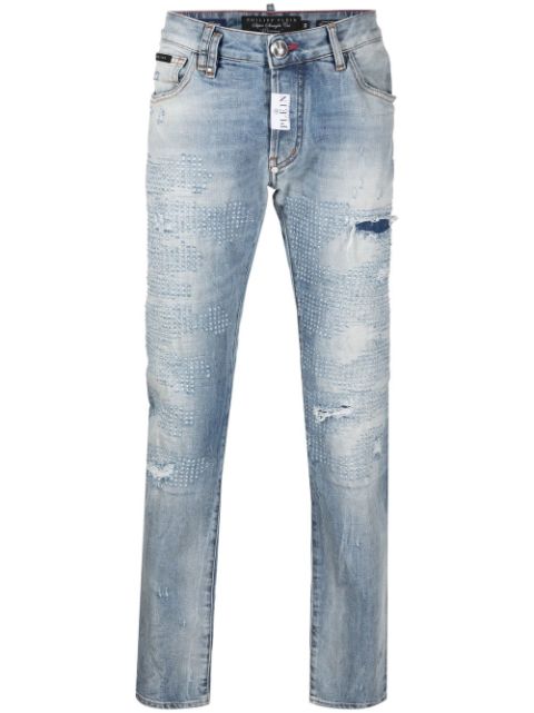 Philipp Plein Premium distressed-detail jeans Men