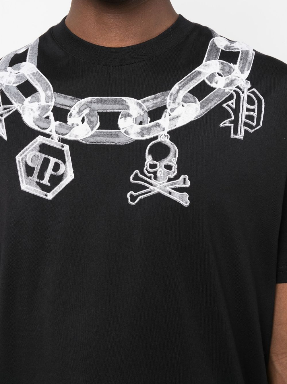 Philipp Plein necklace print T-shirt Men