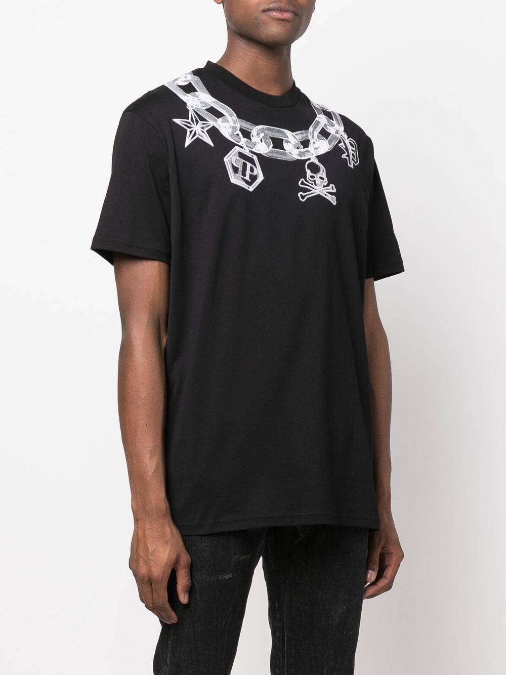 Philipp Plein necklace print T-shirt Men