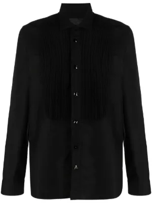 Balenciaga オーバーサイズ シャツ | ブラック | FARFETCH JP