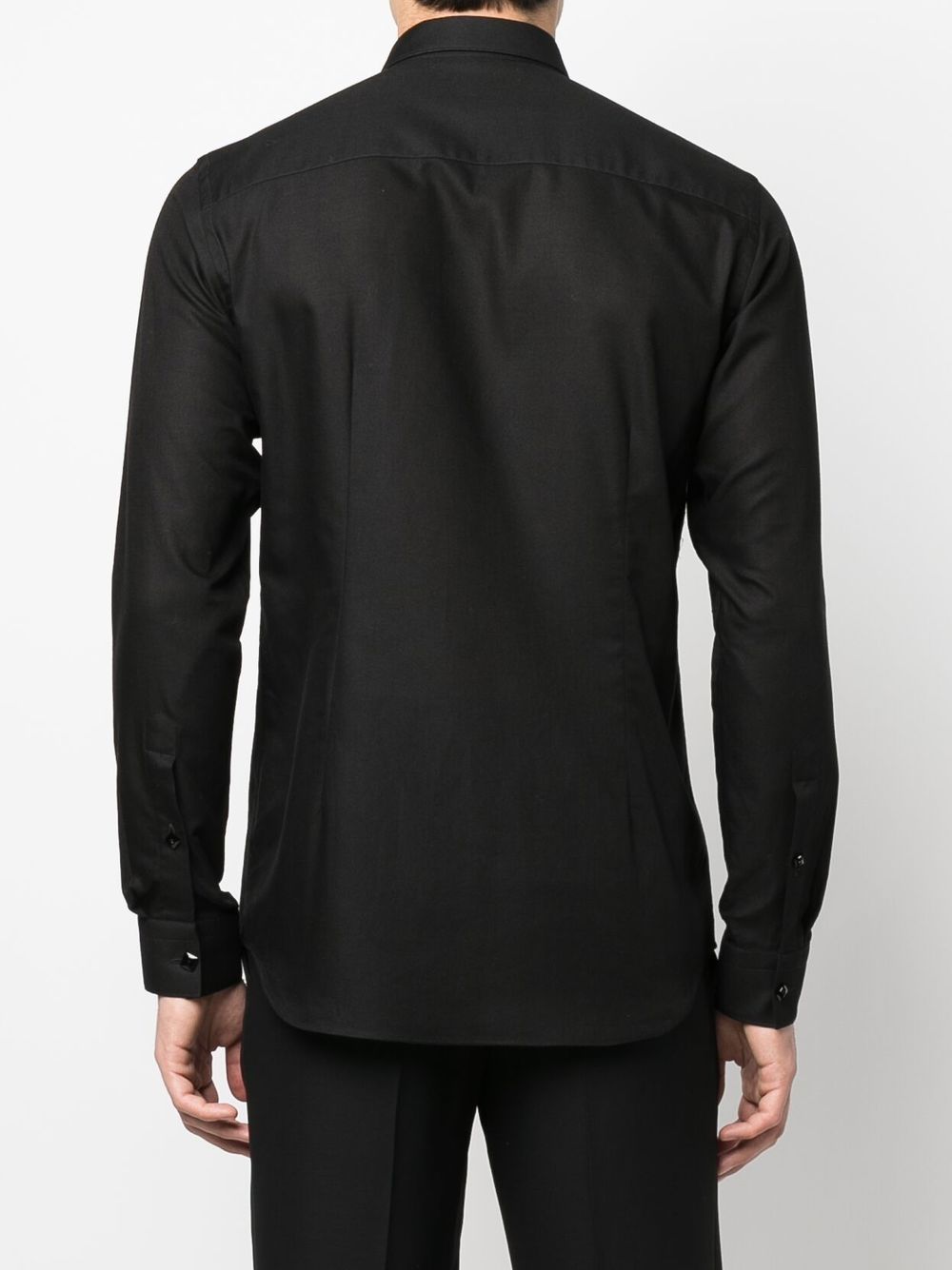 Philipp Plein pleated-bib detail shirt Men