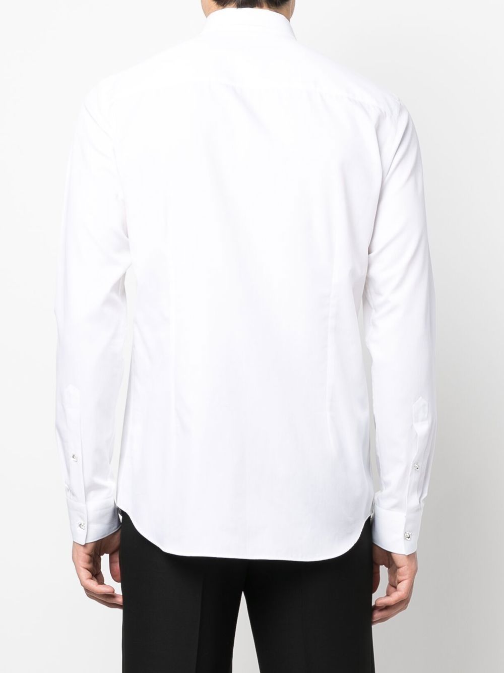 Philipp Plein pleated-panel detail shirt Men