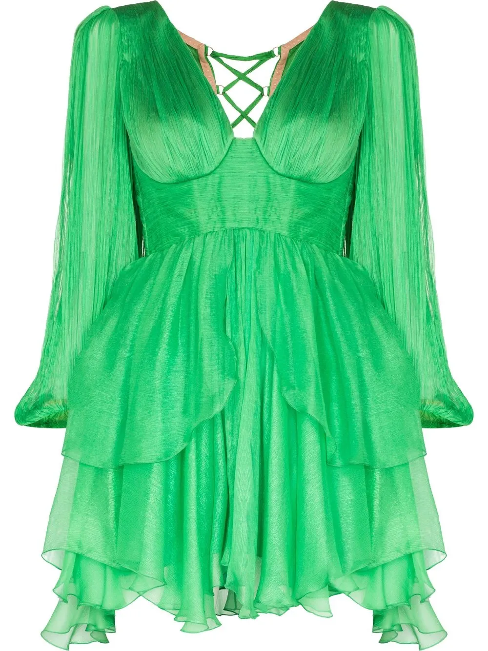 

Maria Lucia Hohan vestido corto Lilou - Verde