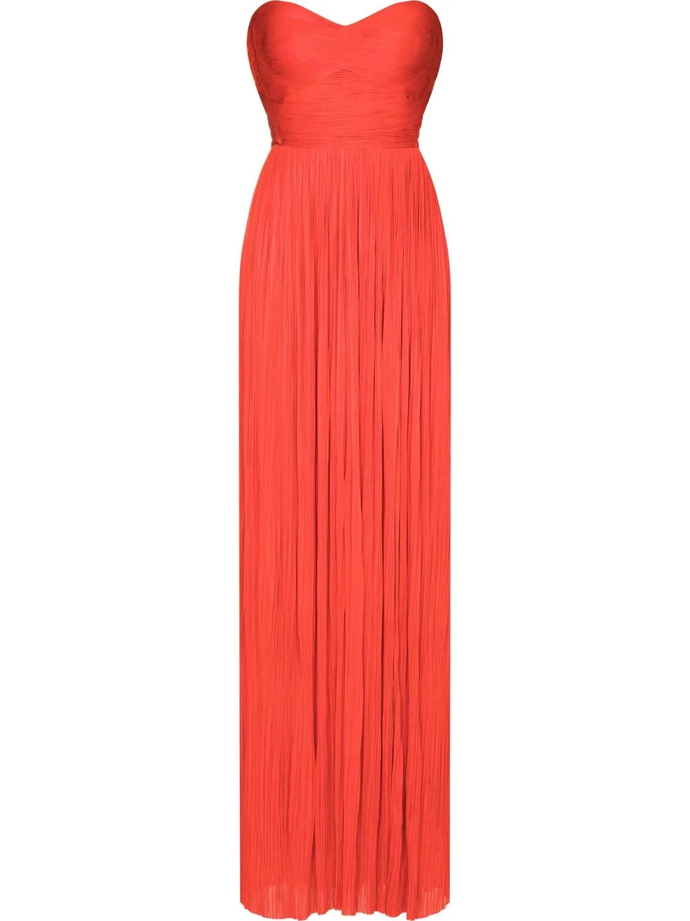 

Maria Lucia Hohan vestido de fiesta strapless - Rojo