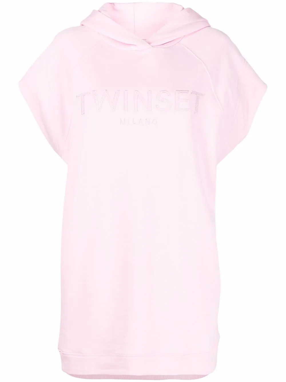 

TWINSET sudadera Maxi sin mangas - Rosado