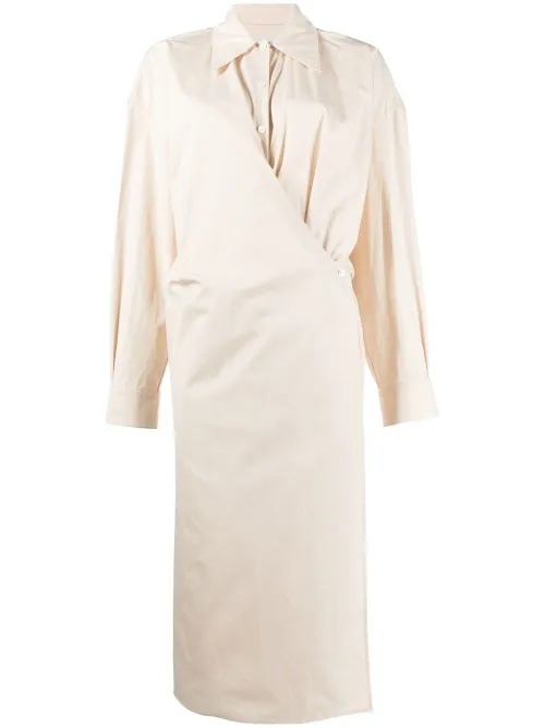 Robe-chemise Twisted - LEMAIRE - Modalova