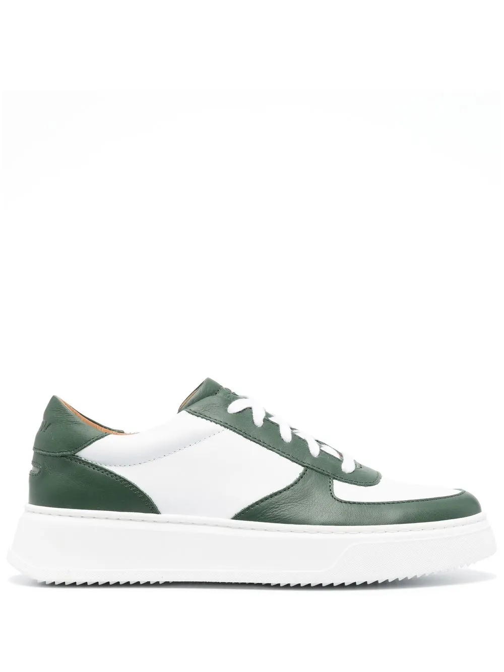 

Unseen Footwear two-tone leather sneakers - Green