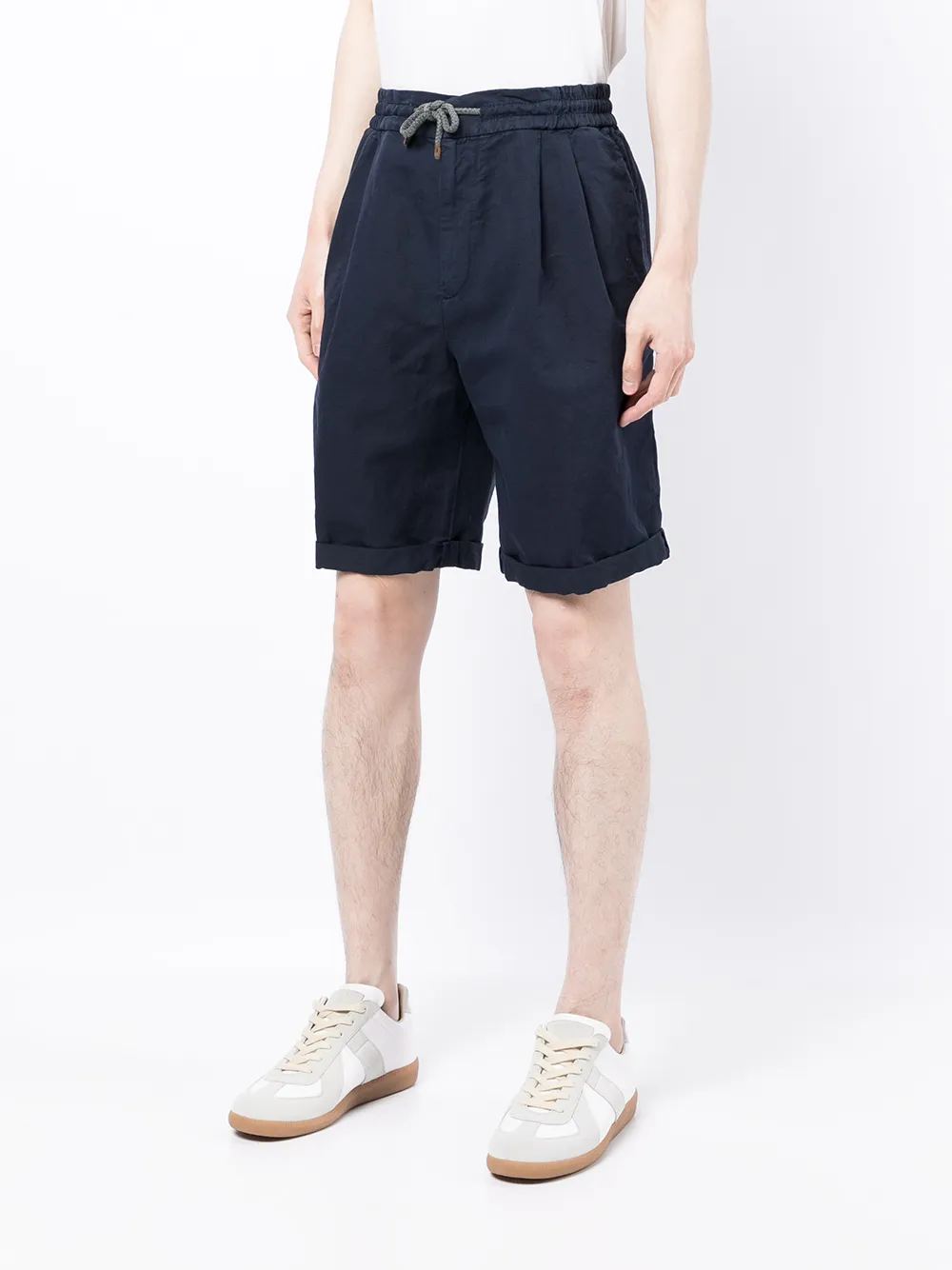 Brunello Cucinelli drawstring chino shorts Men