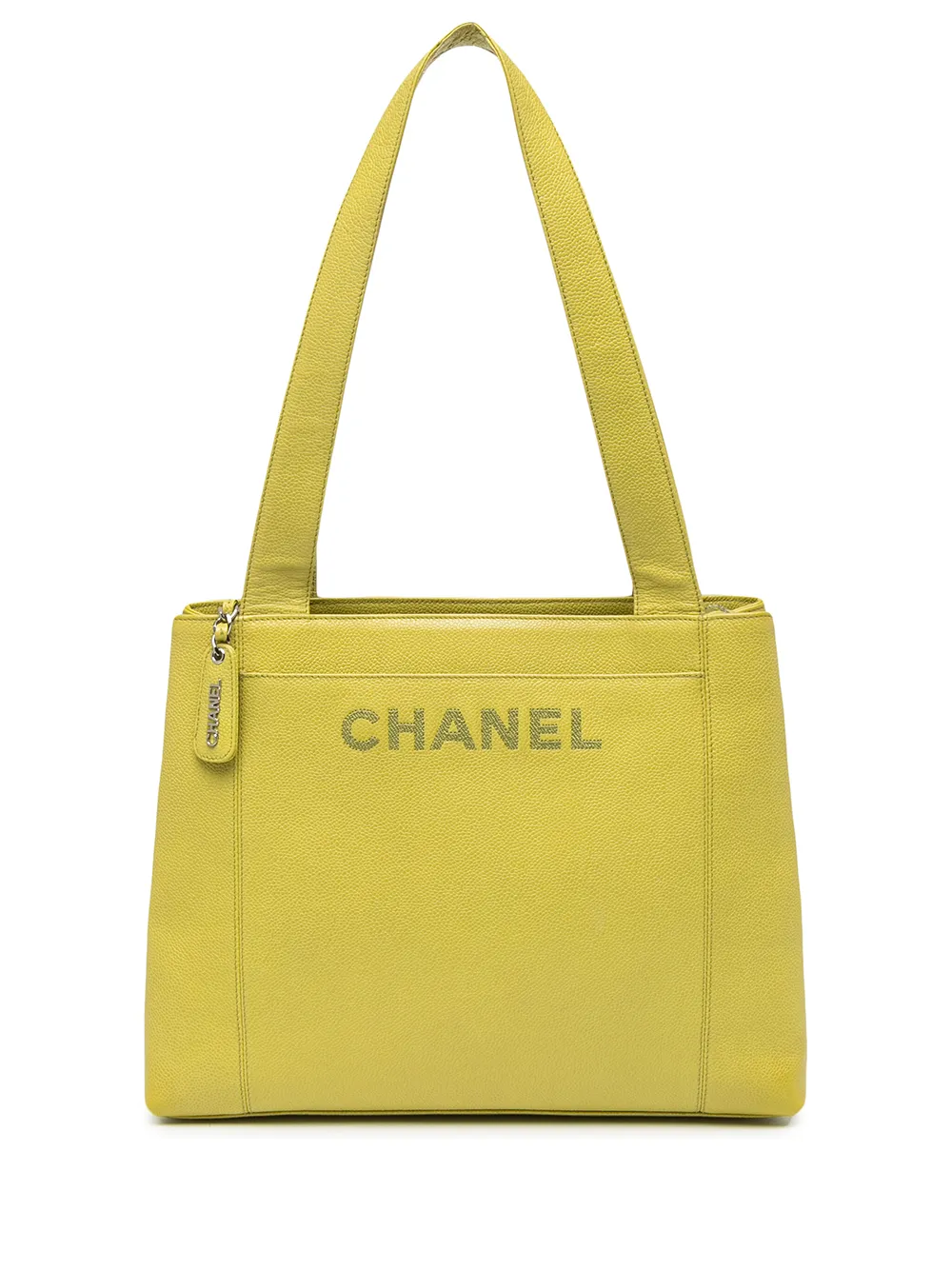 

Chanel Pre-Owned tote con logo bordado 1997 - Verde