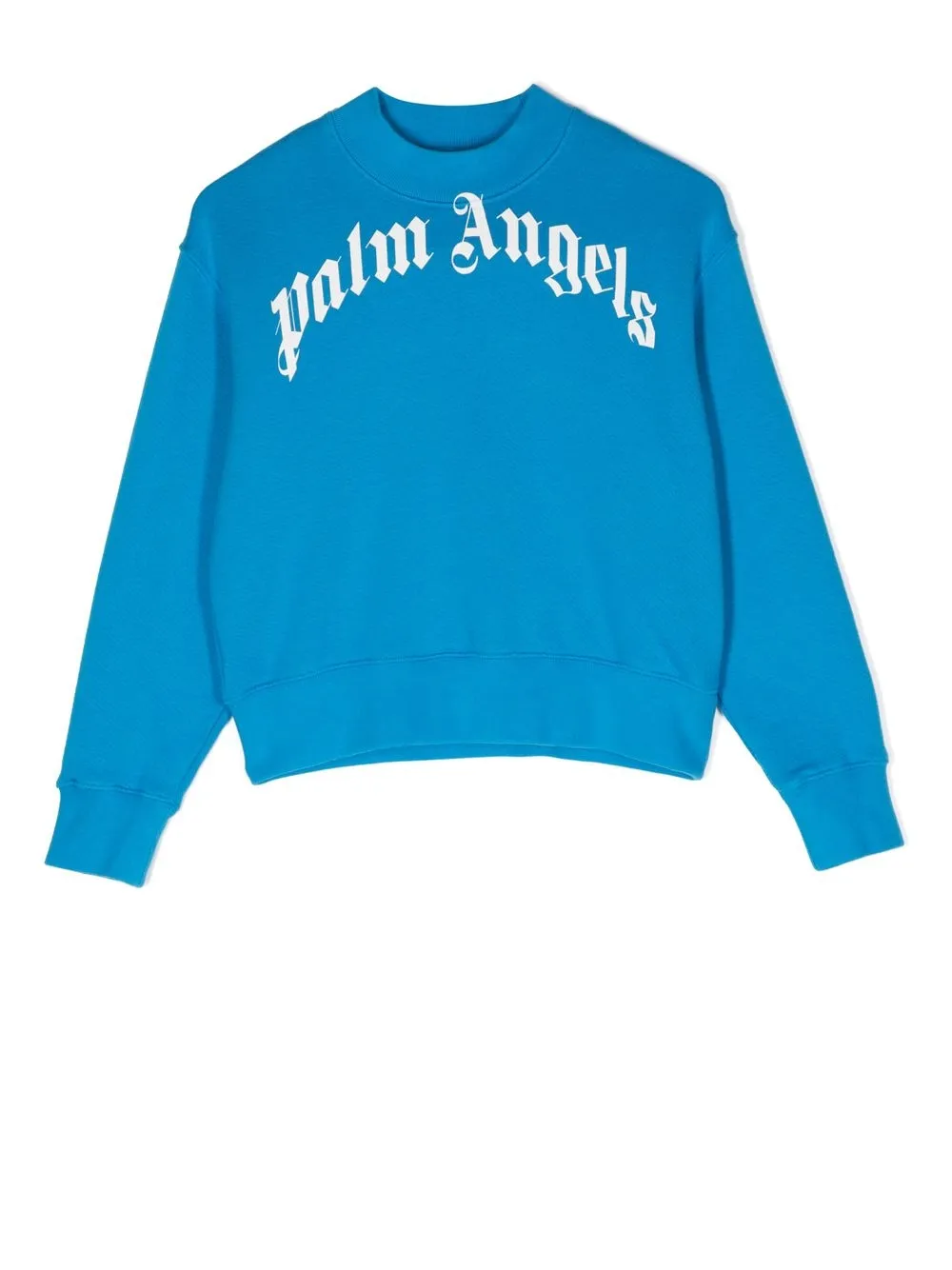 

Palm Angels Kids sudadera con logo estampado - Azul