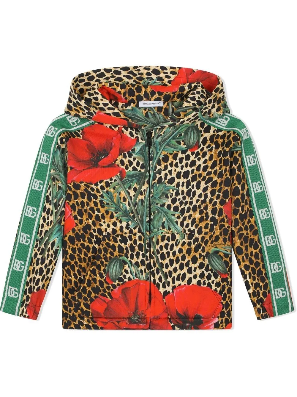

Dolce & Gabbana Kids chamarra con varios estampados - Amarillo