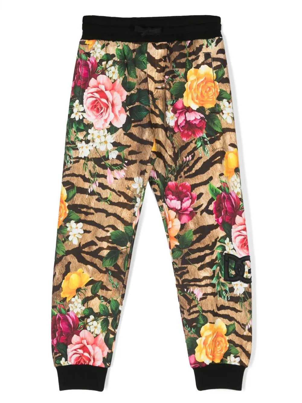 

Dolce & Gabbana Kids pantalones con animal print - Rosado