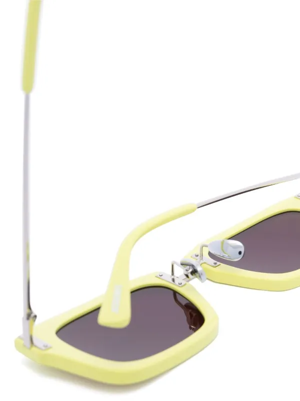 Jacquemus Les Lunettes Soli D-frame Sunglasses | Yellow