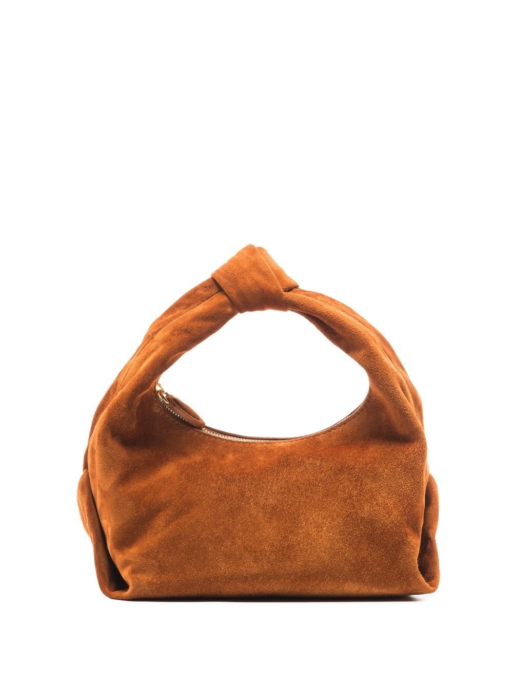 

KHAITE small Beatrice suede tote bag - Orange