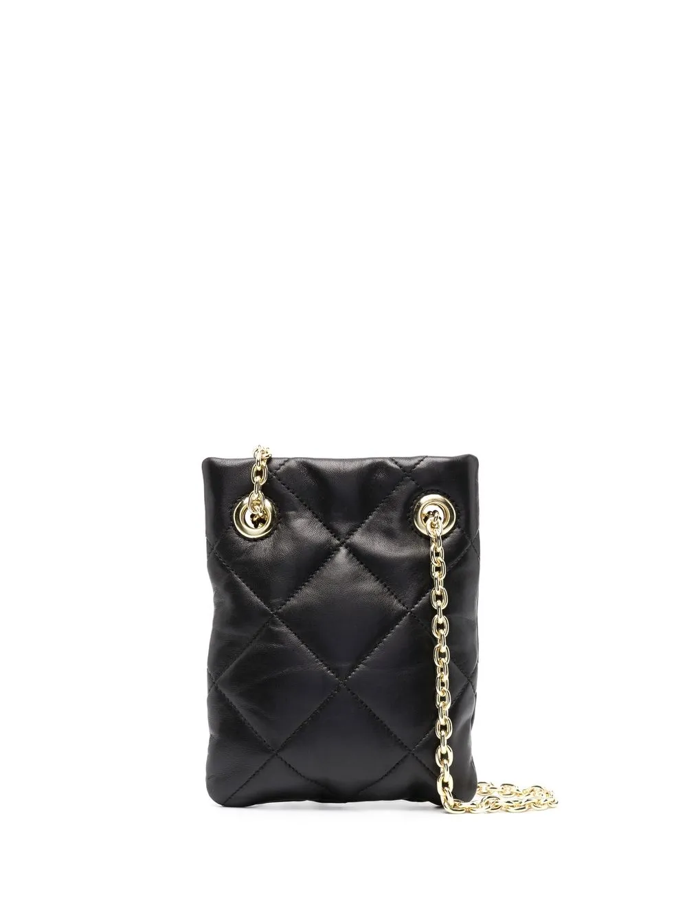 

STAND STUDIO Rhea quilted leather tote bag - Black