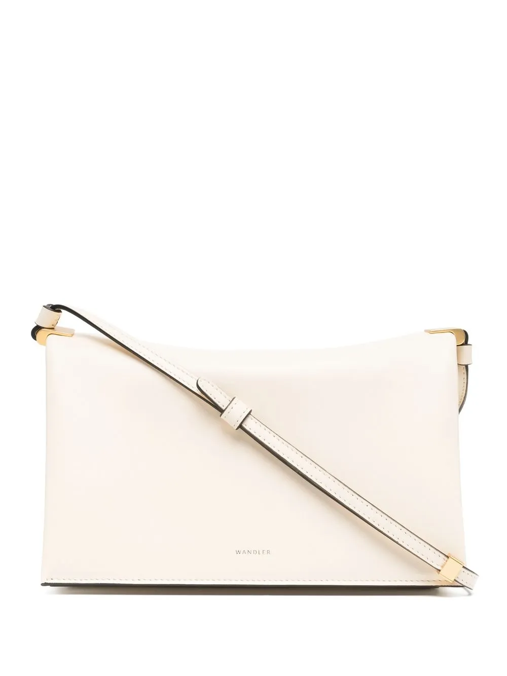 

Wandler Uma logo-print shoulder bag - Neutrals