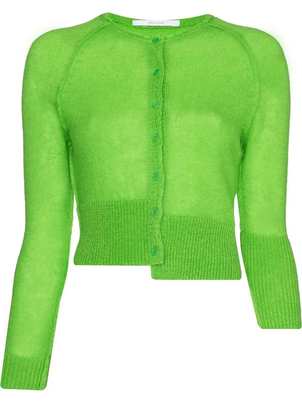 

Talia Byre cropped crew neck cardigan - Green