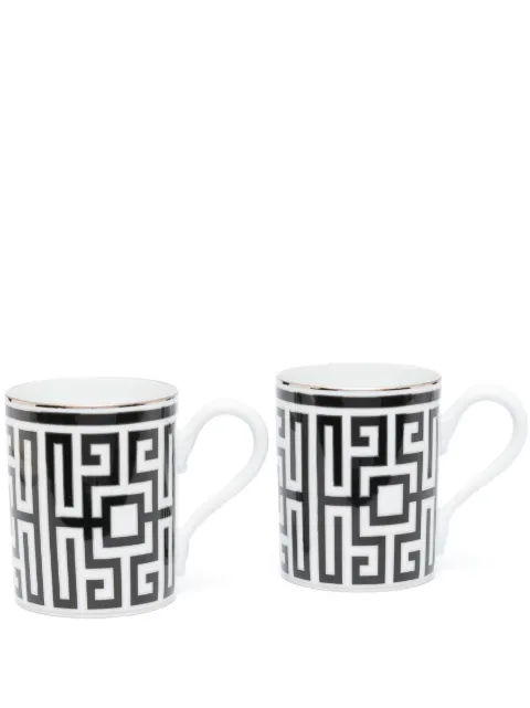 GINORI 1735 Labirinto porcelain mugs (set of 2)