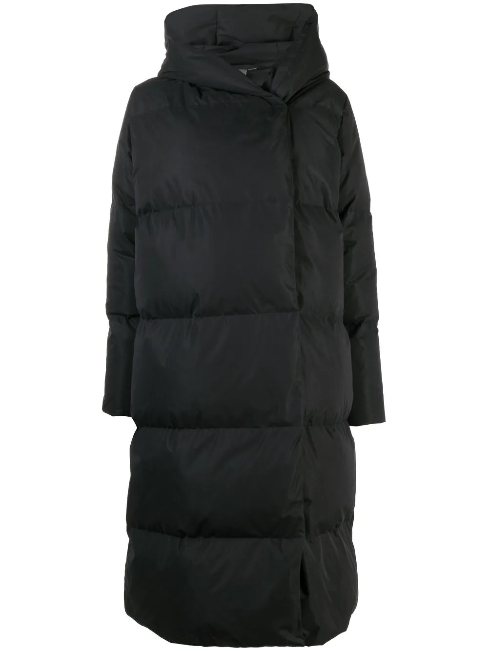 Sweaty Betty cocoon padded midi-coat - Black