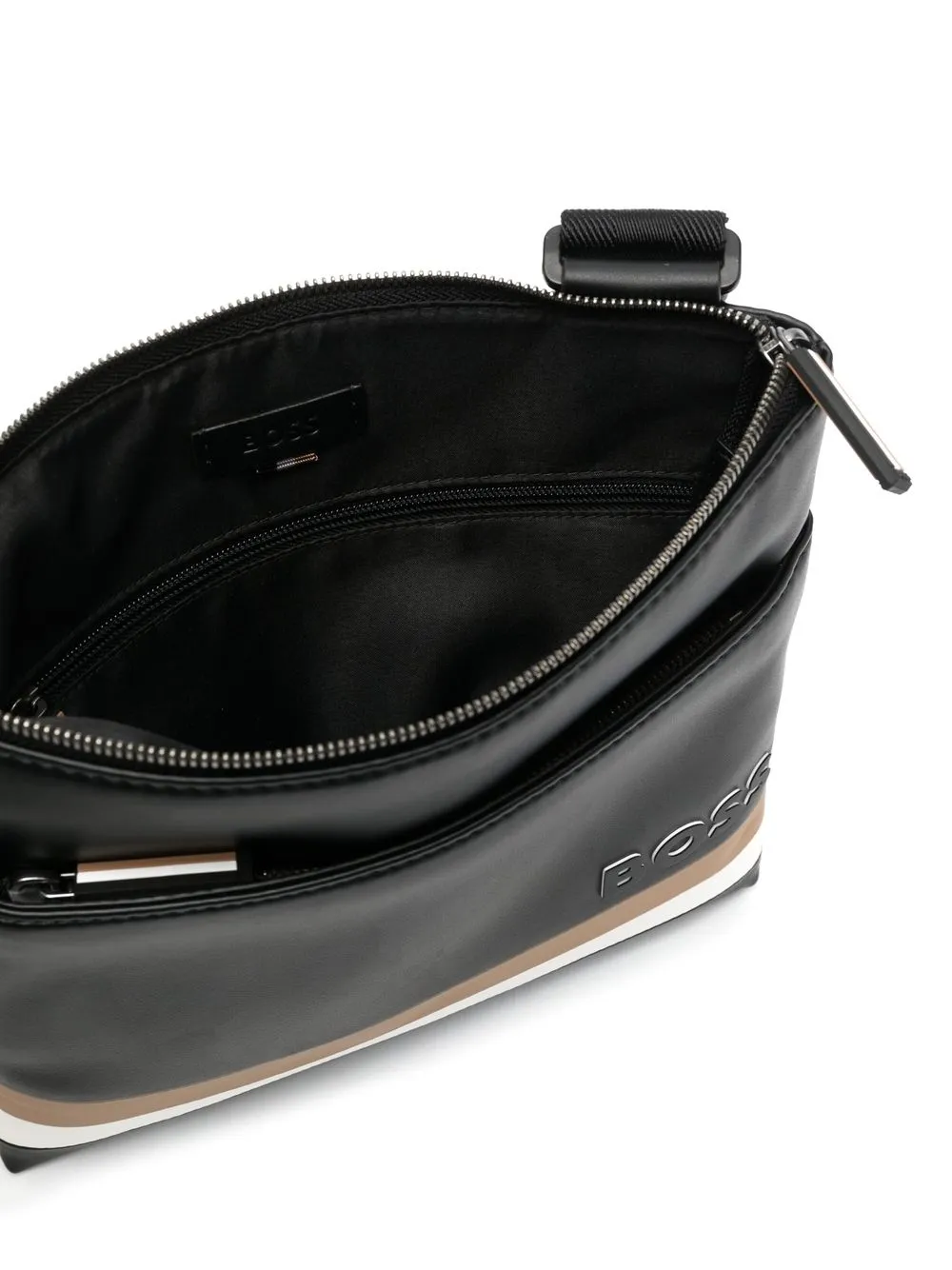 BOSS Byron fauxleather Messenger Bag Farfetch