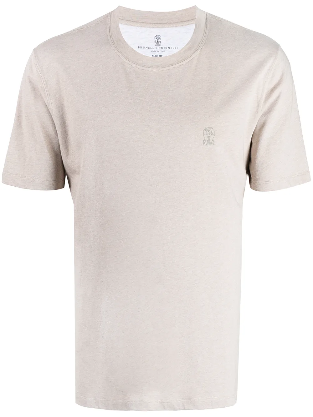 

Brunello Cucinelli playera con logo estampado - Neutro