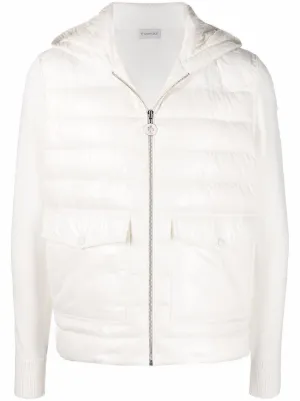 moncler padded zip up jacket