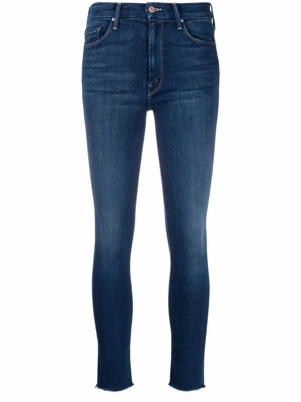 

MOTHER skinny jeans con tiro medio - Azul