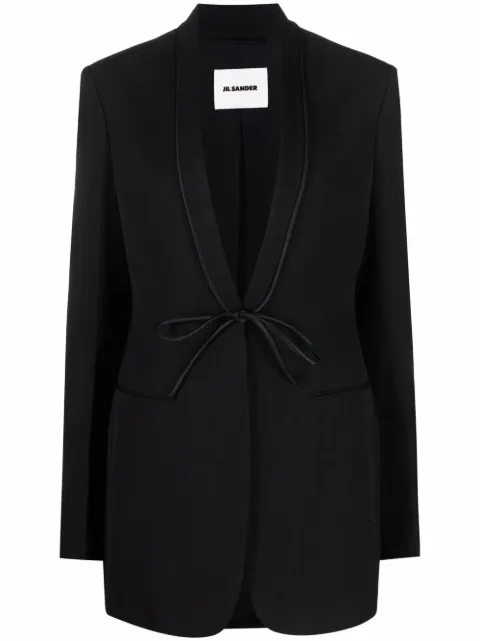 Jil Sander 系带长款西装夹克