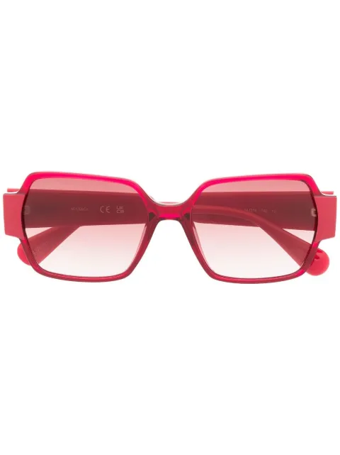 MAX&Co. logo-plaque square-frame sunglasses