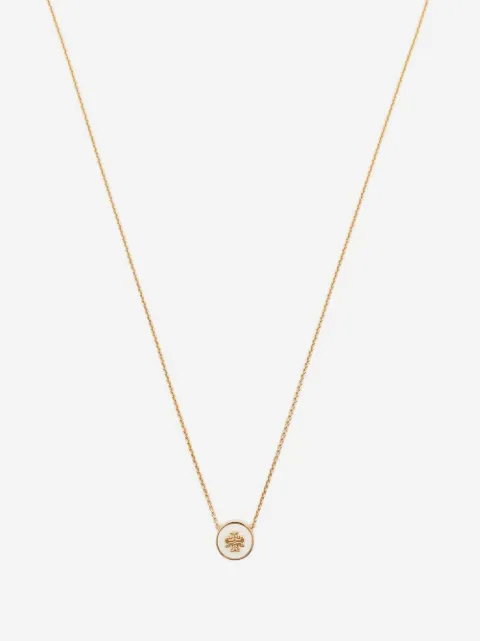 Tory Burch 아이콘 에나멜 펜던트 네크리스