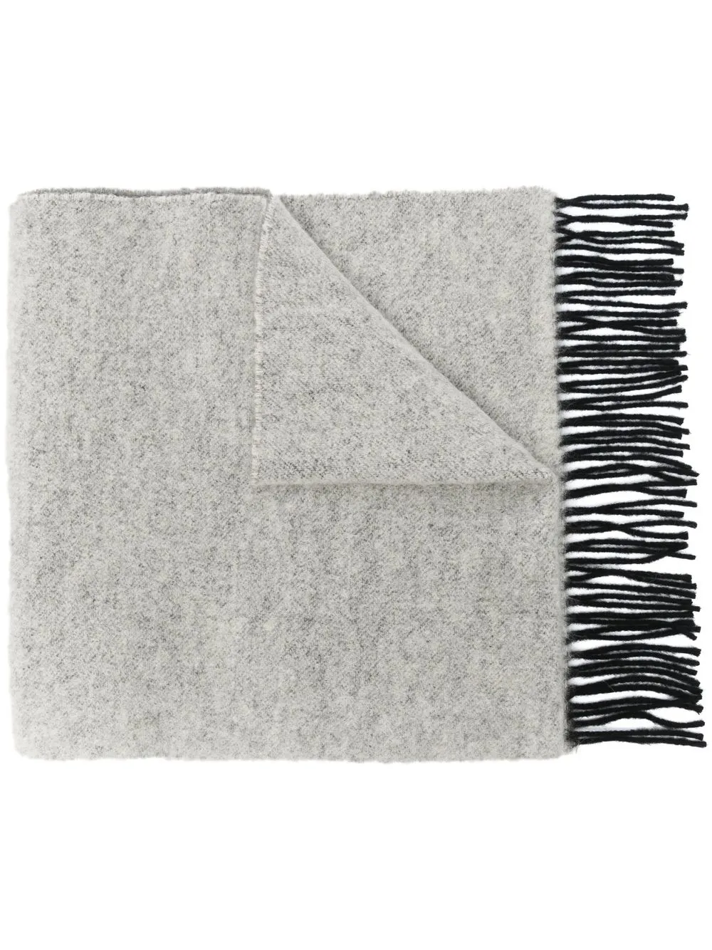 

BOSS Armin jacquard logo scarf - Grey